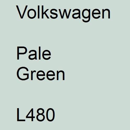 Volkswagen, Pale Green, L480.